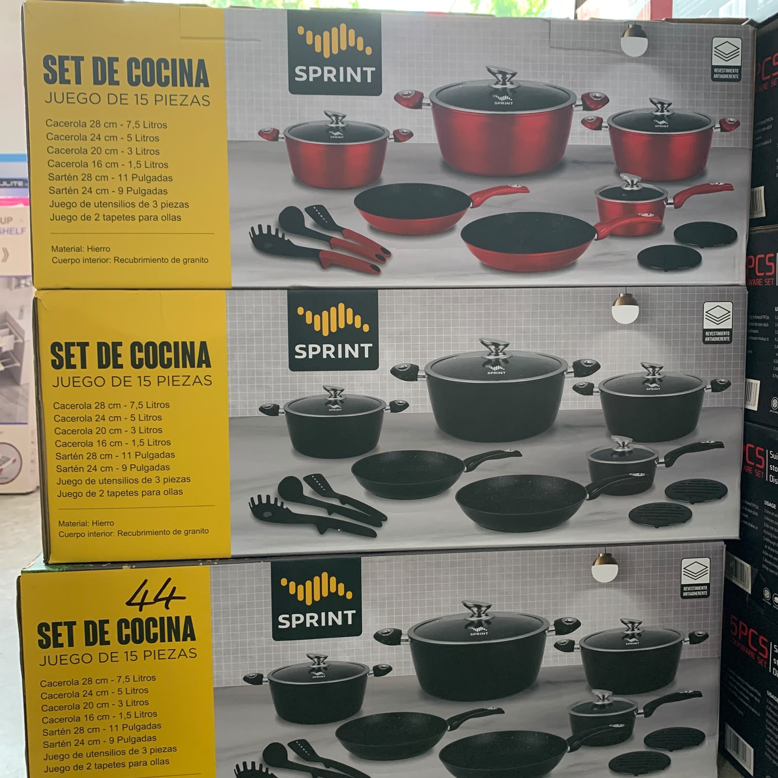 Sprint 15 pcs Cookware Set