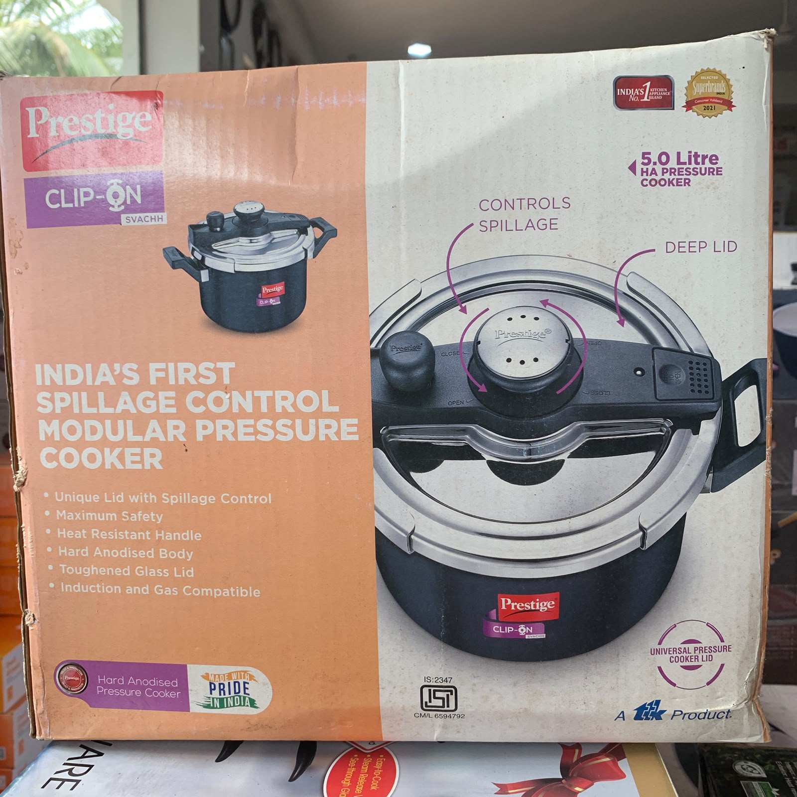 Spillage Control Modular Pressure Cooker