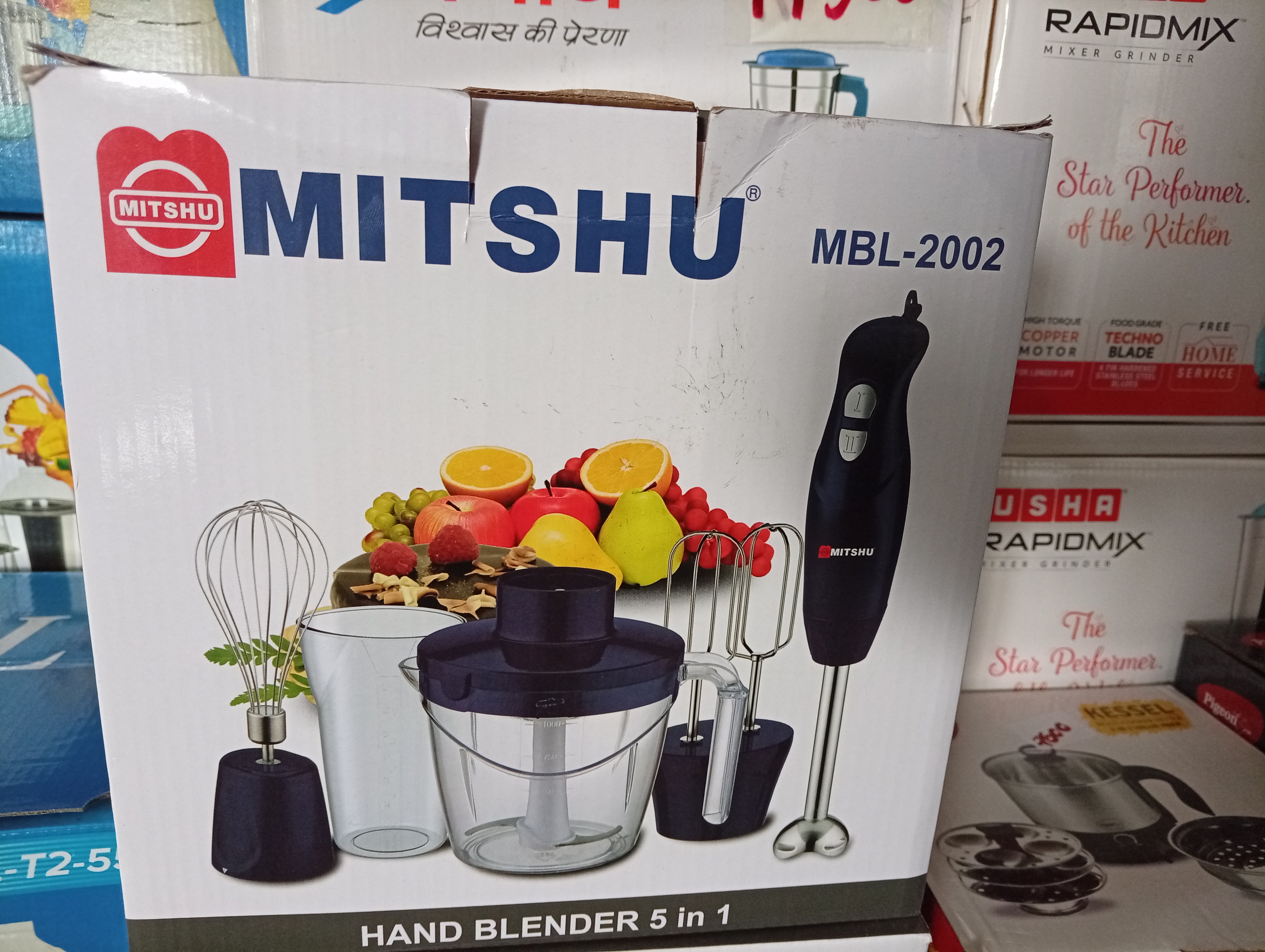 Mitshu Hand Blender 5 in  1