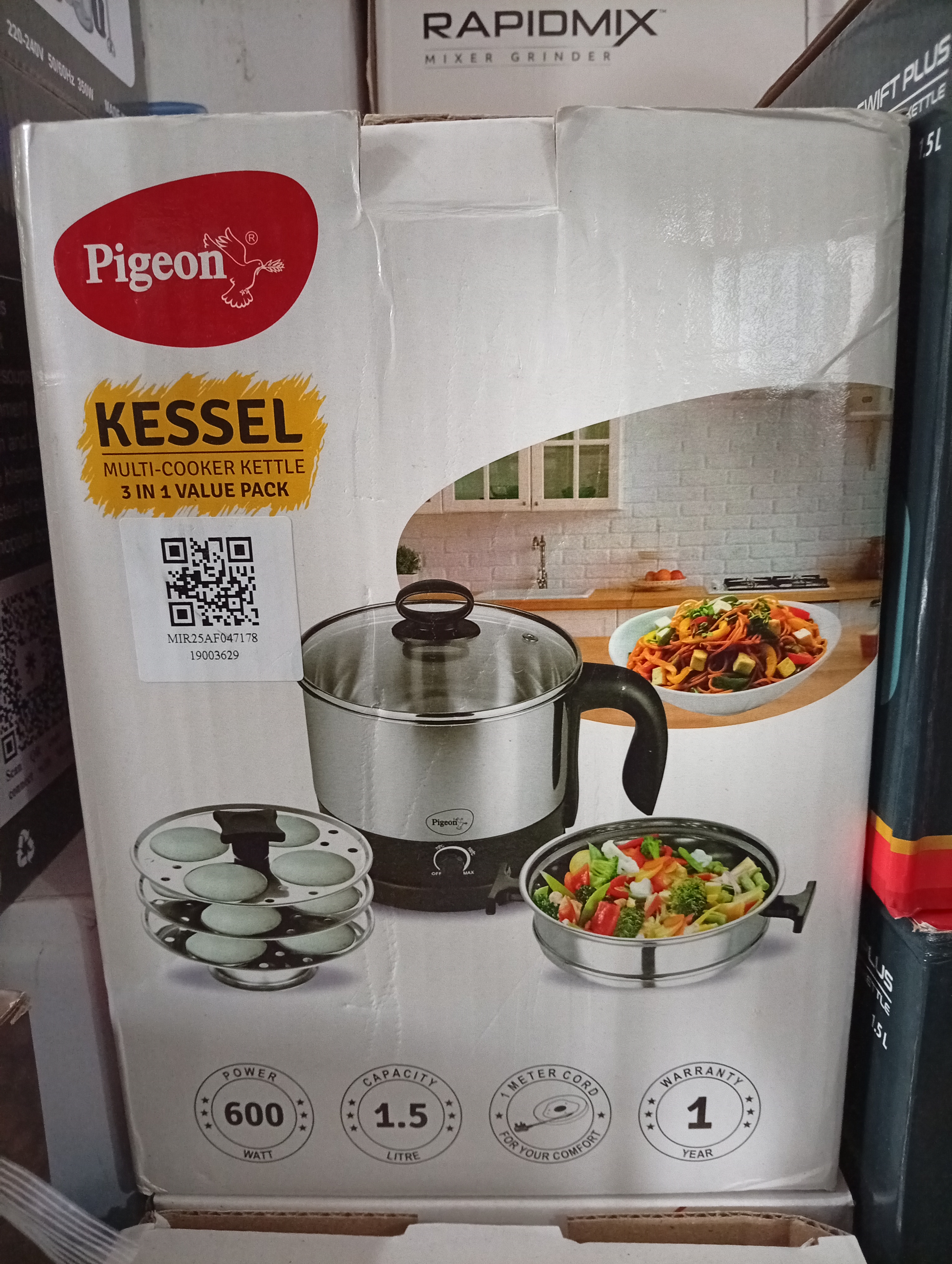 Pigeon Kessel Multy-Cokker kettle 3 in 1 valve pack