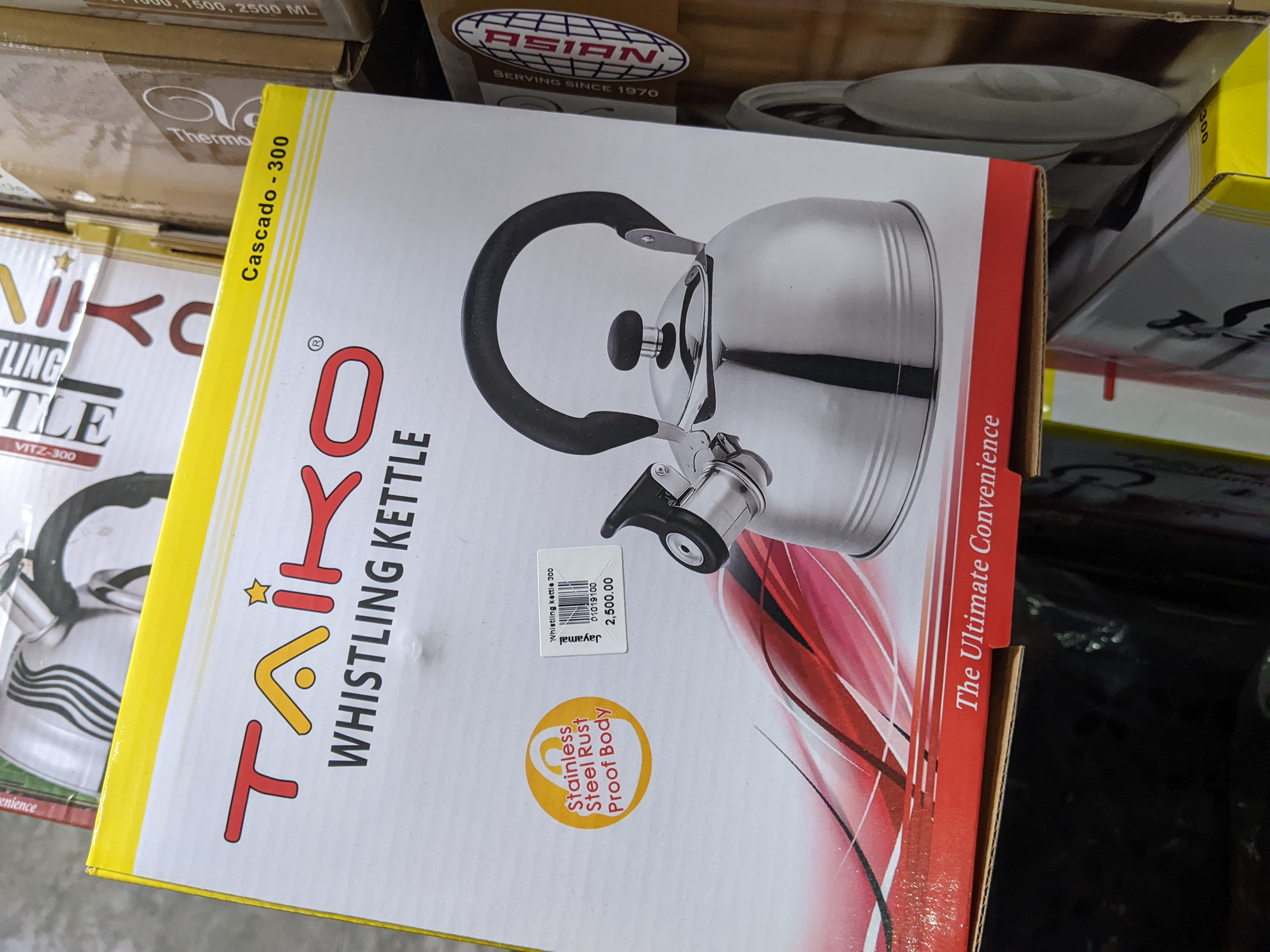 Whistling kettle