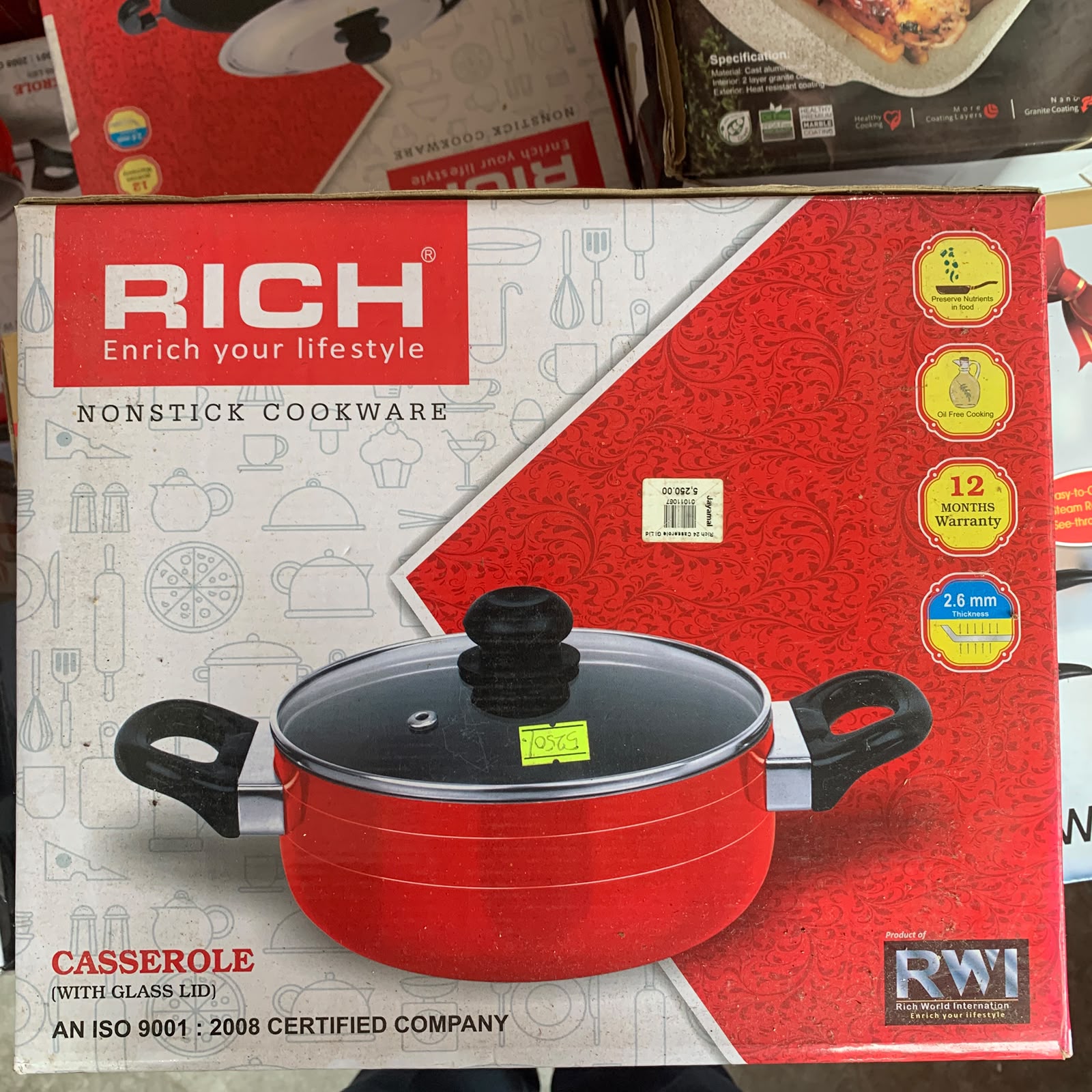 RICH Non-stick Cookware Casserole