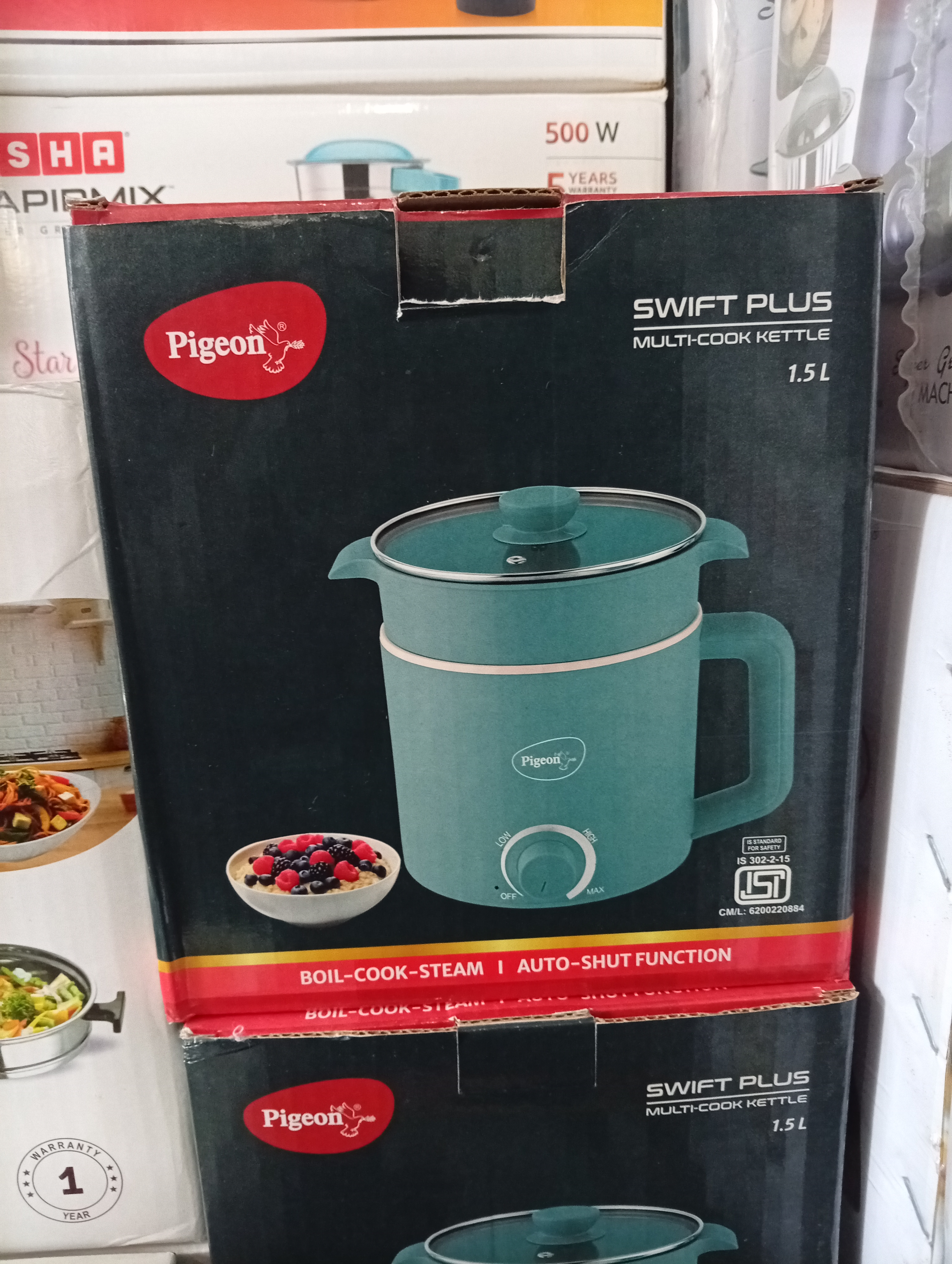 Pigeon Swift plus multi-cook kettle 1.5L
