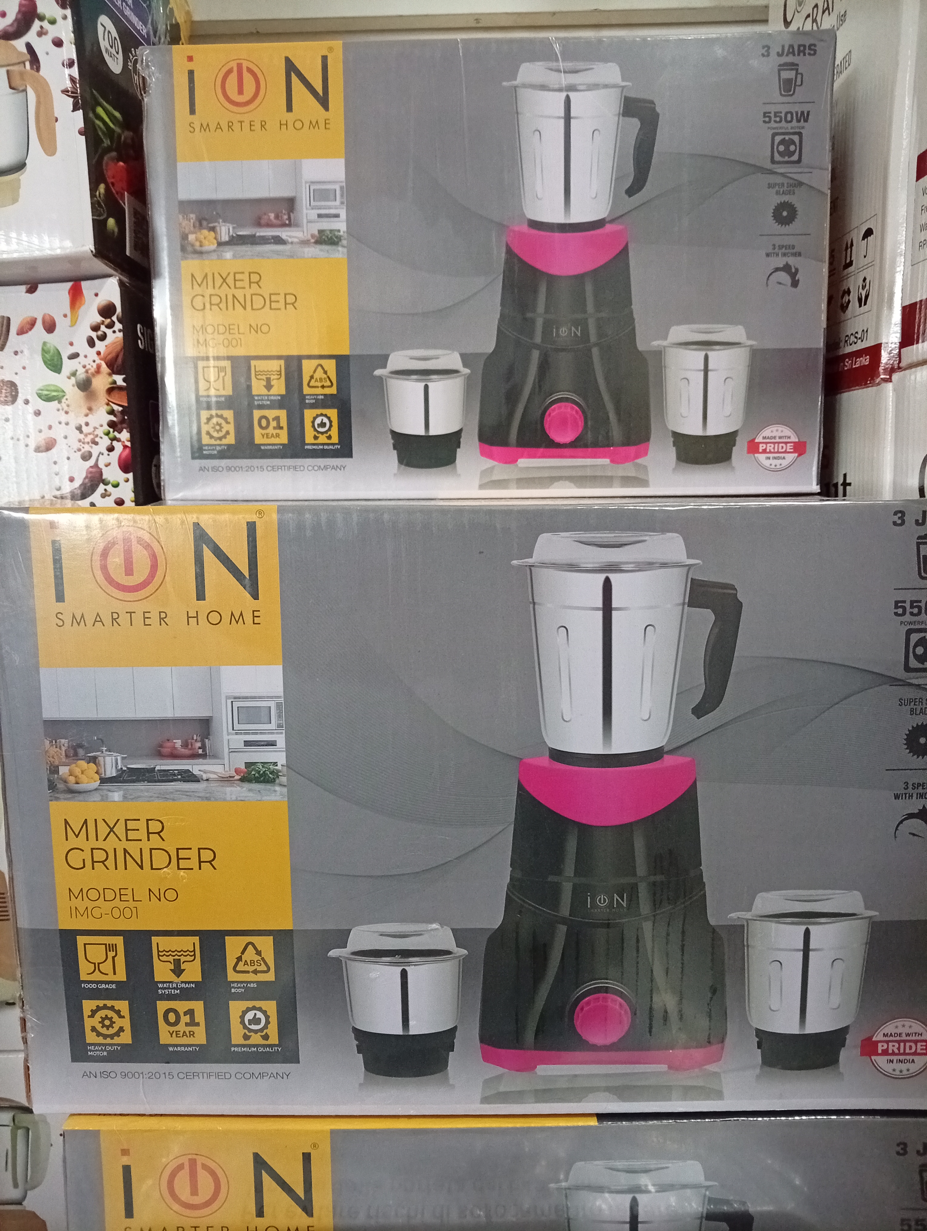 Ion Mixer Grinder 550w